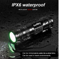 SupFire led torch light CREE XPE LED torch waterproof mini torch 80mm long tail switch 5 modes led flashlights camping light